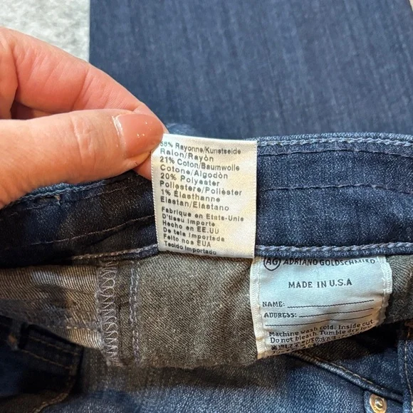 π AG Stevie High-Rise Slim Straight Ankle Jeans Size 31R π - Picture 13 of 13